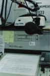 Etelä-Kymenlaaksolaisen Radio Lokin on-air-studio.